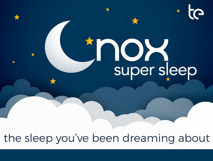 Travel-friendly 2 fl oz bottle of Nox Super Sleep for on-the-go use