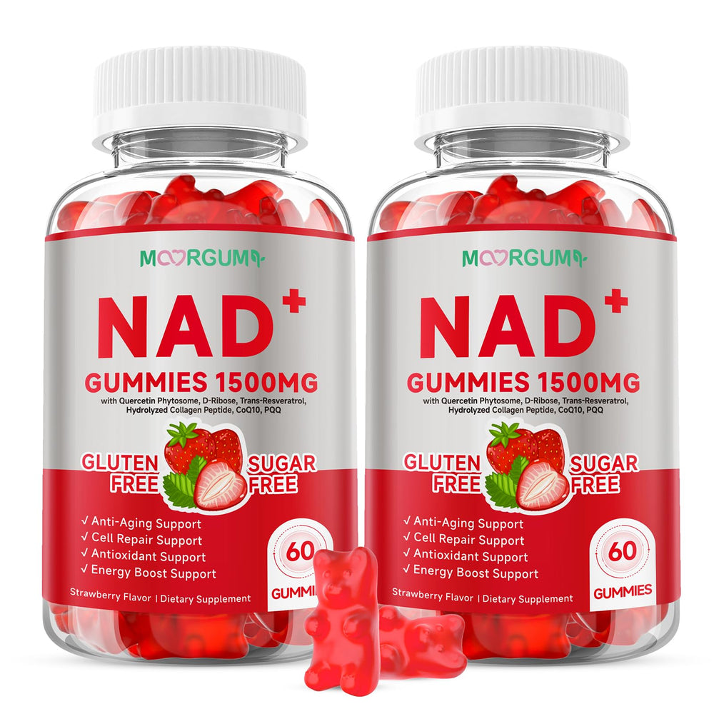 NR Collagen CoQ10 NAD+ Gummies bottle label
