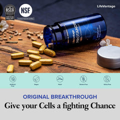 Close-up of Protandim Nrf2 Synergizer capsules