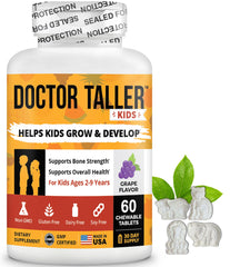 NuBest Doctor Taller Kids grape-flavored multivitamin bottle