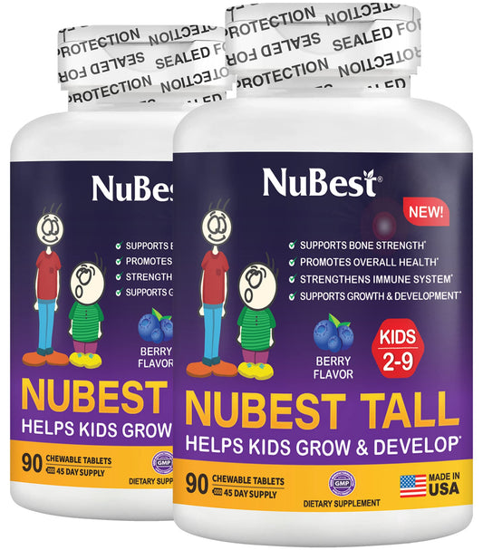NuBest Tall Kids vitamins age 2-9 bone strength