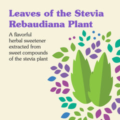 Ingredients: plant-based sweetener from stevia leaves