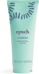 Clear, lightweight gel for tired legs