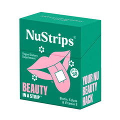 NuStrips packaging with strawberry flavor