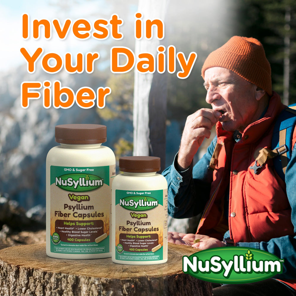 Psyllium husk powder dissolving in water