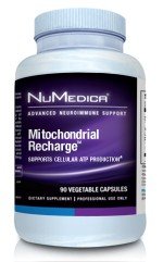 NuMedica Mitochondrial Recharge 90 VegiCaps bottle - gluten-free energy support