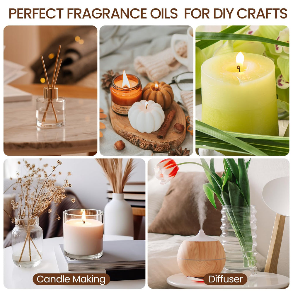 Diffuser-ready aromatherapy essential oils kit for DIY projects