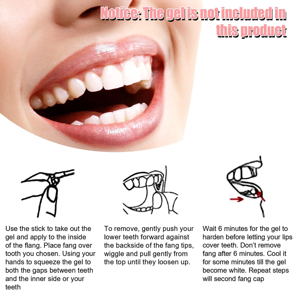 Various tooth sizes: small, medium, large