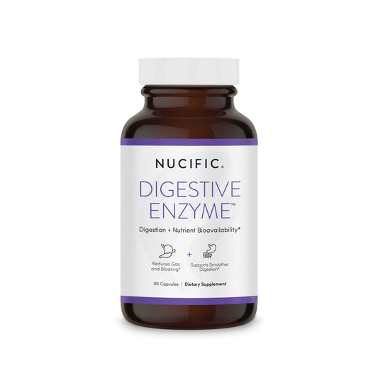 Nucific Digestive Enzyme Supplement bottle with capsules – front view