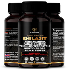 NuetonHealth Shilajit Fusion Capsules bottle on white background