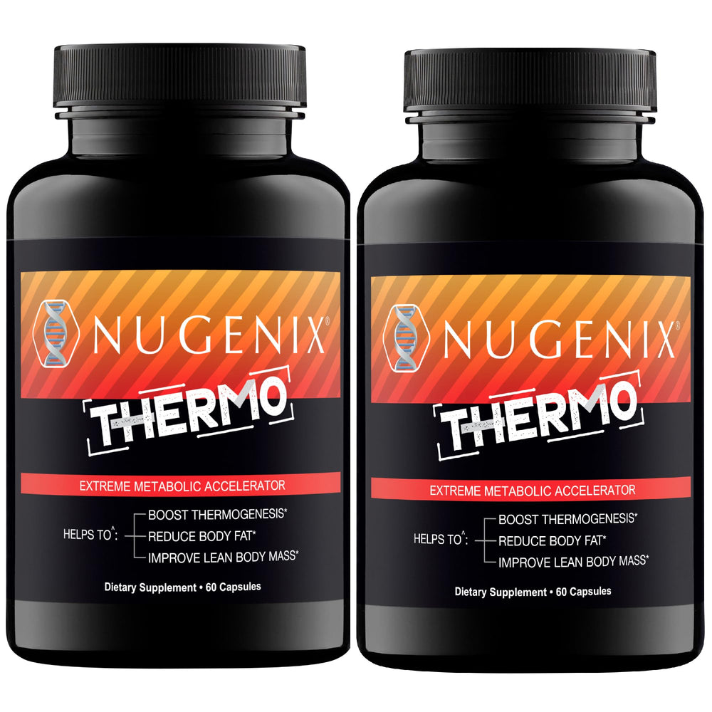 Nugenix Thermo energy bottle shows a convenient fat burner for on the go energy.