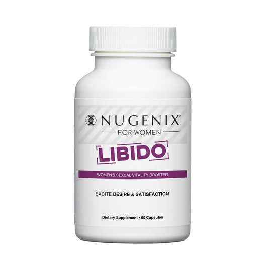 Nugenix Women's Libido Booster bottle with 60 capsules