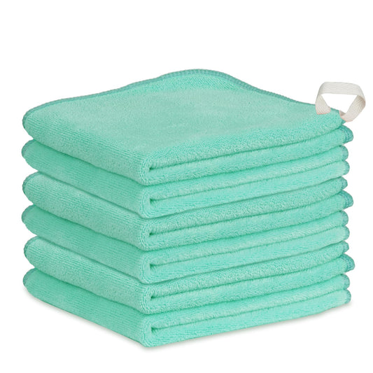 Nugilla makeup remover cloth 12x12 in demonstrates easy makeup removal with water
