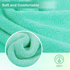 Nugilla six-pack washable cloths laid flat for travel kit convenience