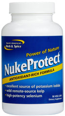 NukeProtect 90 capsules bottle by North American Herb & Spice