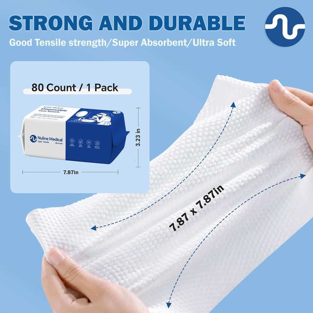 Nuline Medical towel for sensitive skin delivers gentle cleansing without irritation.