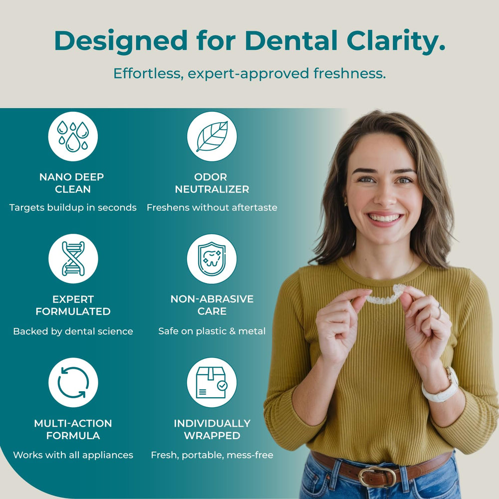 NuraClean Ultimate tablets for braces cleaning