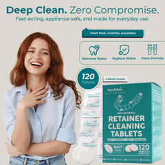 NuraClean Ultimate 120-count box with tablets