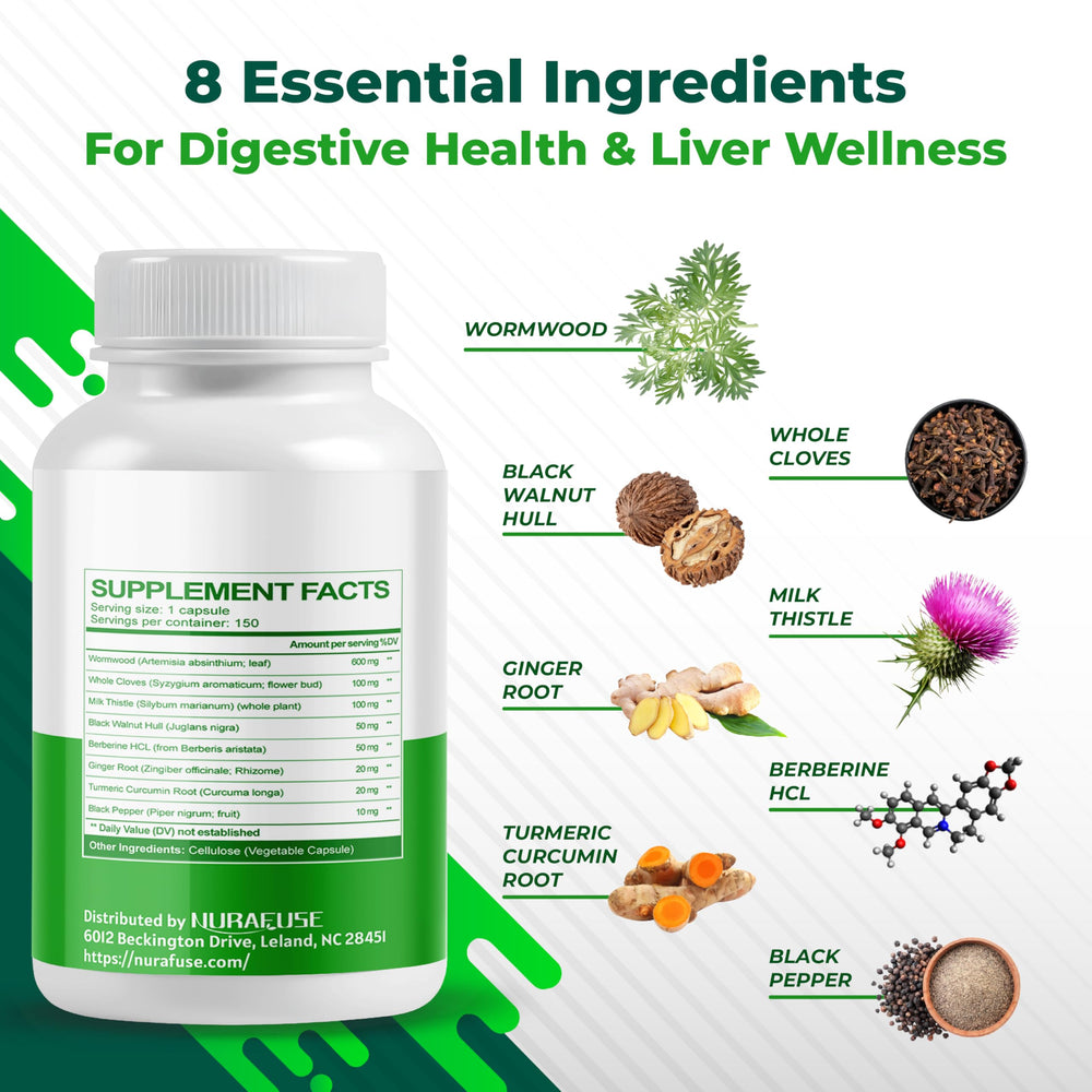 Five-month supply of NURAFUSE capsules