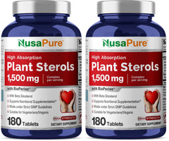 NusaPure Plant Sterols 1500 mg bottle - front view
