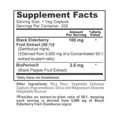 NusaPure elderberry bottle with front label