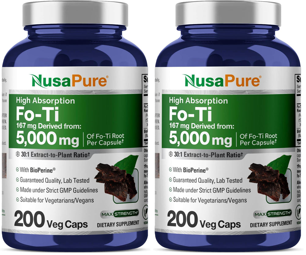 NusaPure Fo-Ti 30:1 Extract bottle – front view