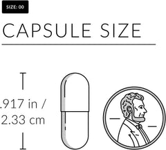 Close-up of product label showing dosage and ingredients