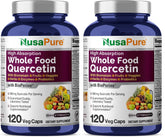 NusaPure Quercetin with Bromelain 500mg bottle front label