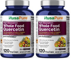 NusaPure Quercetin with Bromelain 500mg bottle front label