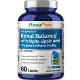 NusaPure Renal Balance with Alpha Lipoic Acid and vitamins/minerals - 60 tablets - image 1