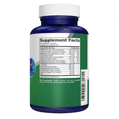 Ingredients list featuring Ashwagandha, Iodine and minerals