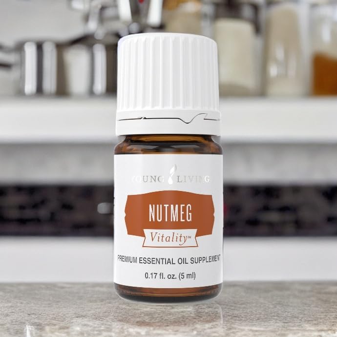 Young Living Nutmeg Vitality spice-dusting dish enhances savory meals.