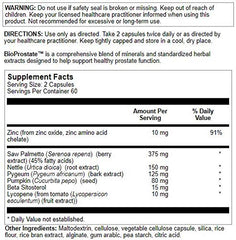 BioProstate vegan capsules close-up