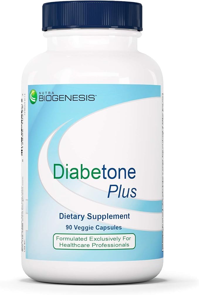 Nutra Biogenesis Diabetone Plus bottle with 90 capsules