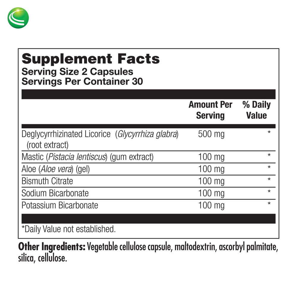 Packaging and supplement facts panel close-up