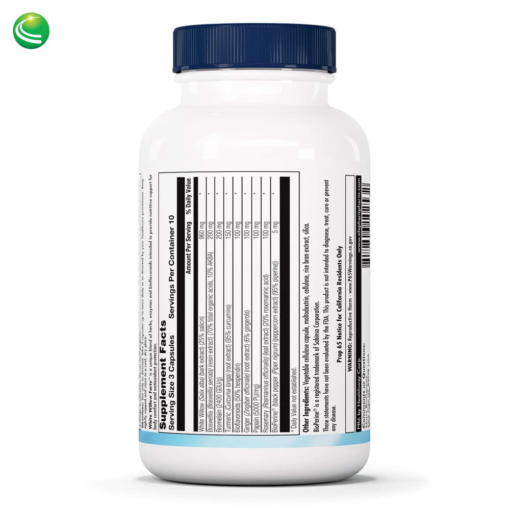Nutra Biogenesis White Willow Forte bottle label