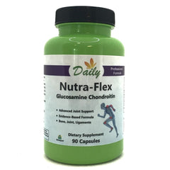 Nutra-Flex Glucosamine Chondroitin bottle label by Daily Manufacturing