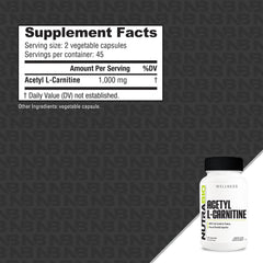 Nutrition facts and third-party testing icons on NutraBio label