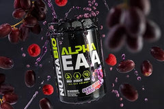 NutraBio Alpha EAA on the kitchen counter suggests easy daily use