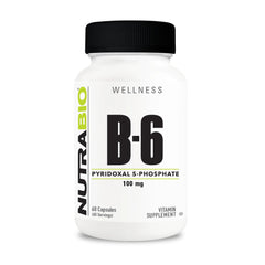 NutraBio Vitamin B6 P5P bottle front label