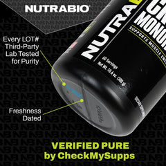 USA-made NutraBio ZMA packaging and certification icons