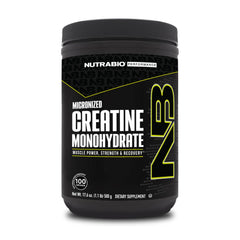 NutraBio Pure Micronized Creatine Monohydrate Powder 500 g – front view