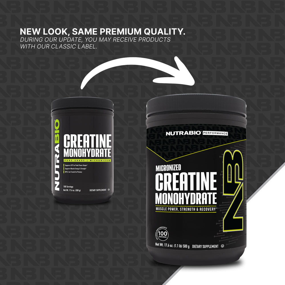 Close-up of micronized creatine powder texture