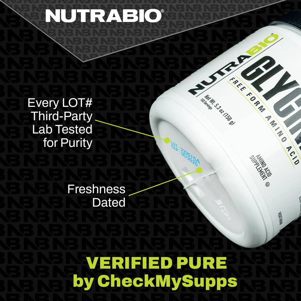 Close-up of NutraBio NAC label with branding (pack of 2)