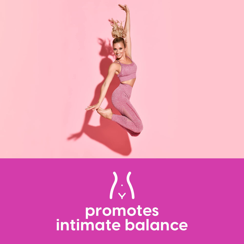 NutraBlast intimate-balance illustration suggests daily routine for comfort and confidence.
