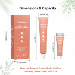 Nutraboost facial hair removal chin close-up for sensitive skin