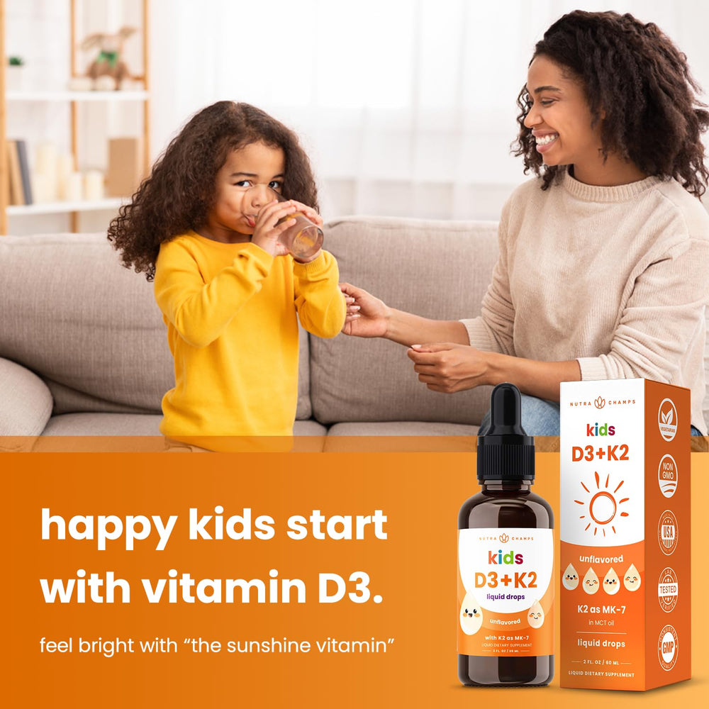 Vitamin D3 and Vitamin K2 MK-7 ingredients