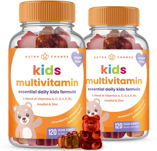 NutraChamps Kids Gummy Vitamins bottle – 120 count