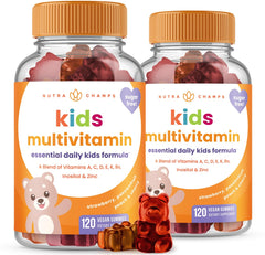 NutraChamps Kids Gummy Vitamins bottle – 120 count