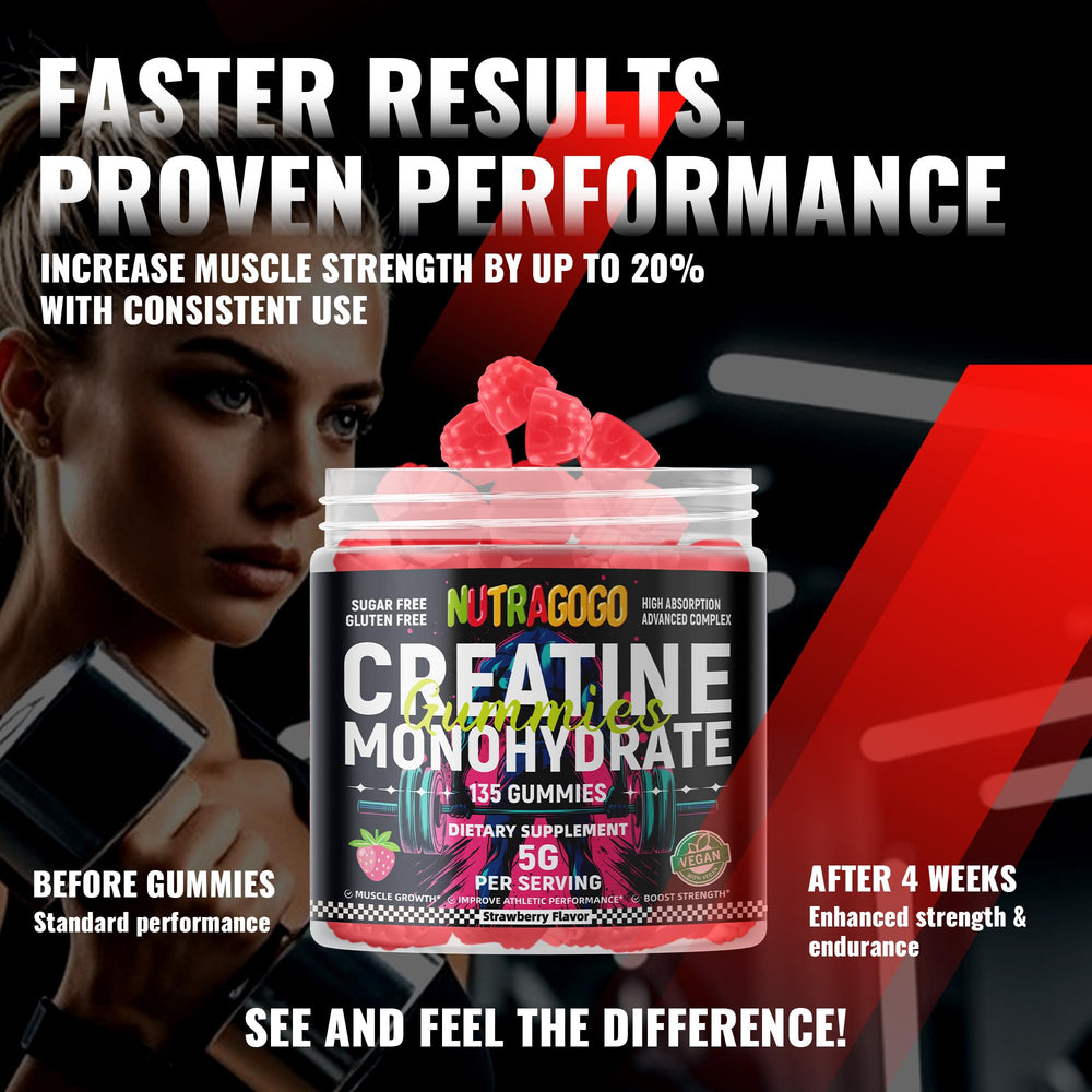Close-up of strawberry flavor gummies
